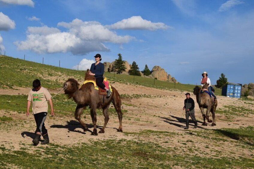 A day tour Genghis Khan complex Terelj NP Camel ride Eagle NF 3