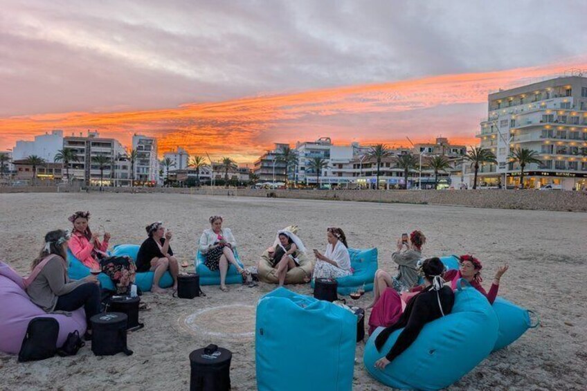Premium Beach Puff Lounger Rental Can Pastilla 5