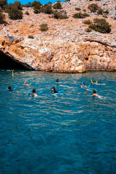 Picture 26 for Activity Naxos: Two-hour cruise from Panermos to Rina Cave with swimming & diving 3