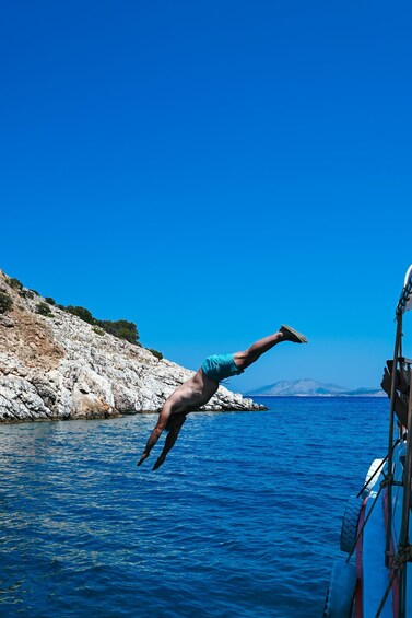 Picture 3 for Activity From Panermos to the Cave of Rina by traditional boat - Naxos, Cyclades 1