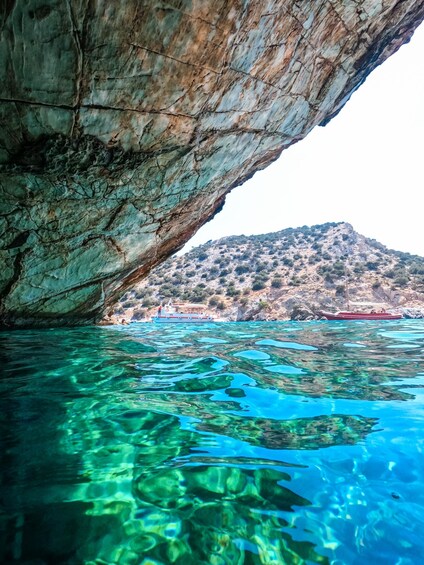 Picture 4 for Activity From Panermos to the Cave of Rina by traditional boat - Naxos, Cyclades 4