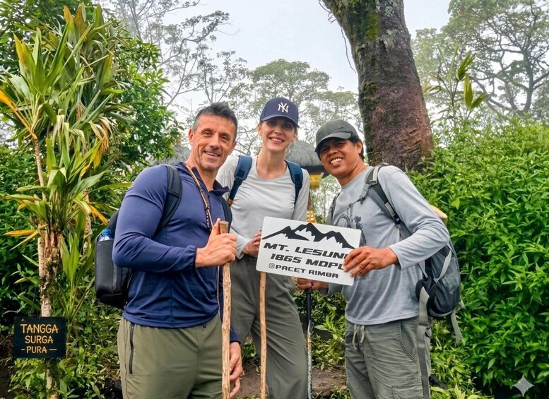 Bali: Mount Lesung Rainforest Trekking & Picnic Experience 2