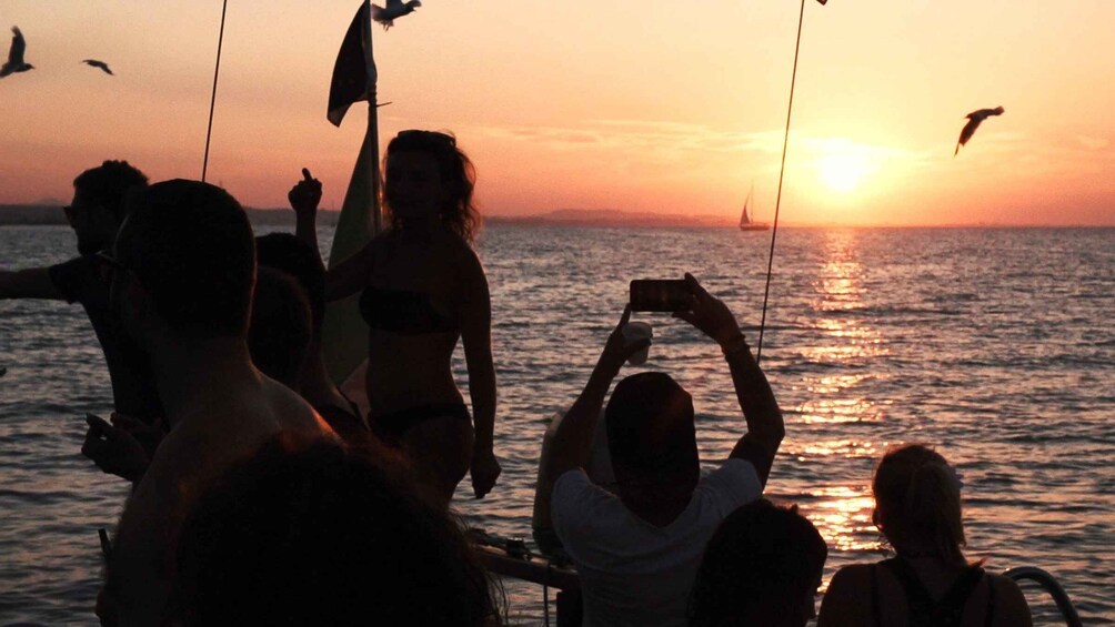 Sunset with apericena in Cilento 1