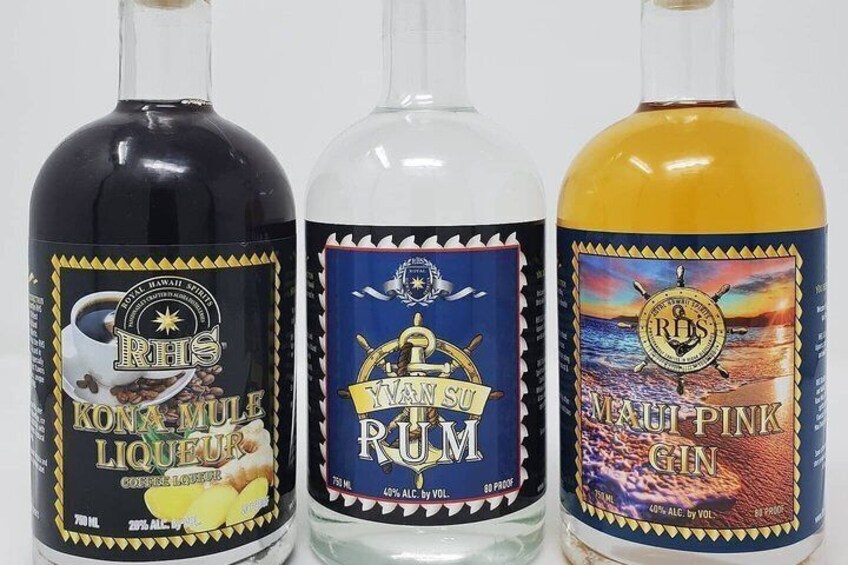 Schedule Honolulu Hawaii RHS Distillery Liquor,Spirits & LiqueursTasting Today 2