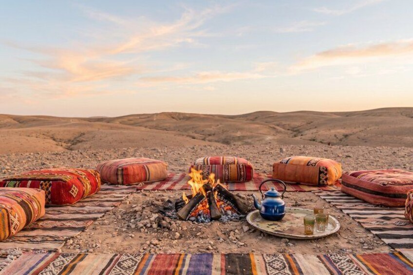 Marrakech Agafay Desert Dinner Quadbiking Sunset Camel Ride 5