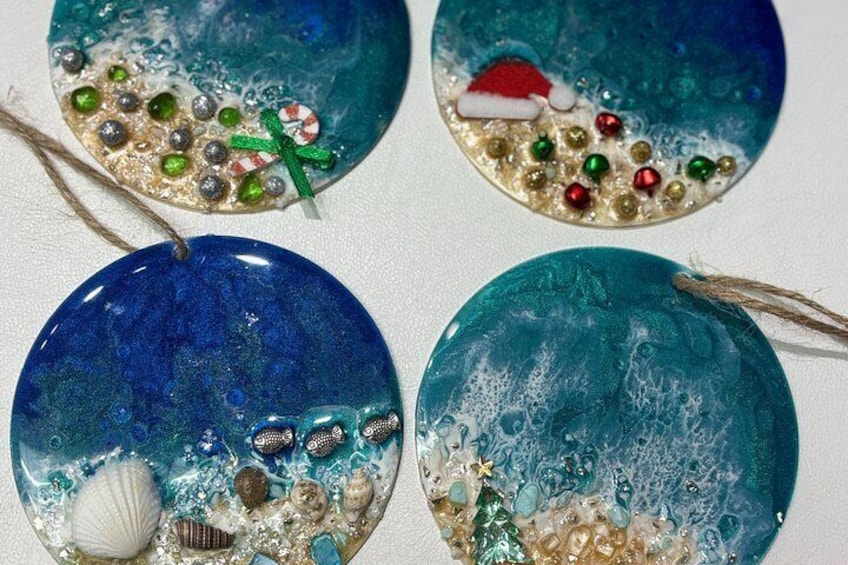 Siesta Key Resin Ornament Workshop 2