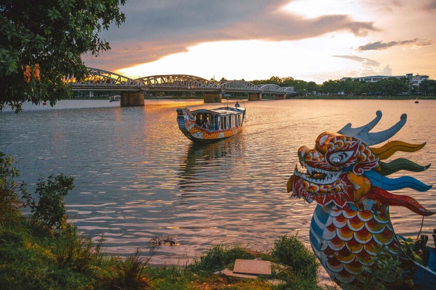 Picture 6 for Activity Hue: Perfume River Dragon Boat Tour with Cycling & Crafts 5