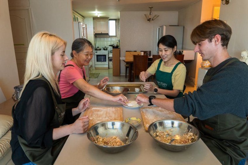 Korean Dumpling Cooking Class in Seoul with Vegan Option 1