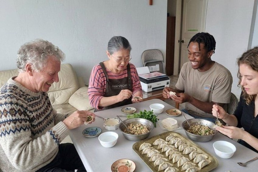 Korean Dumpling Cooking Class in Seoul with Vegan Option 1