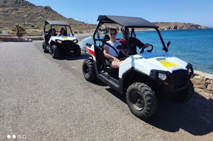 Mykonos Polaris RZR 570cc Buggy Tour with Scenic Views and Stops 4