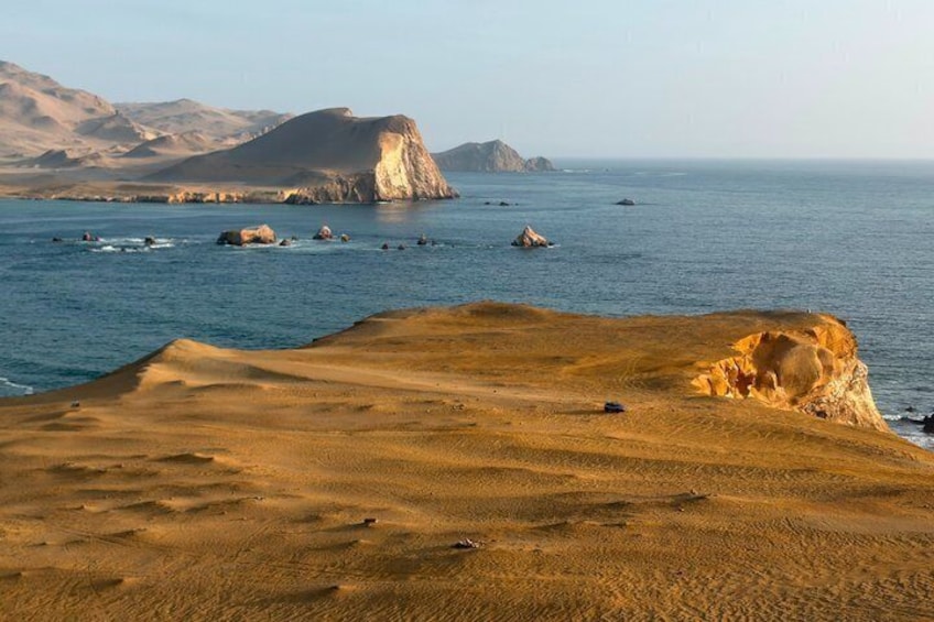 Sunset excursion with golden shadows in Paracas 4