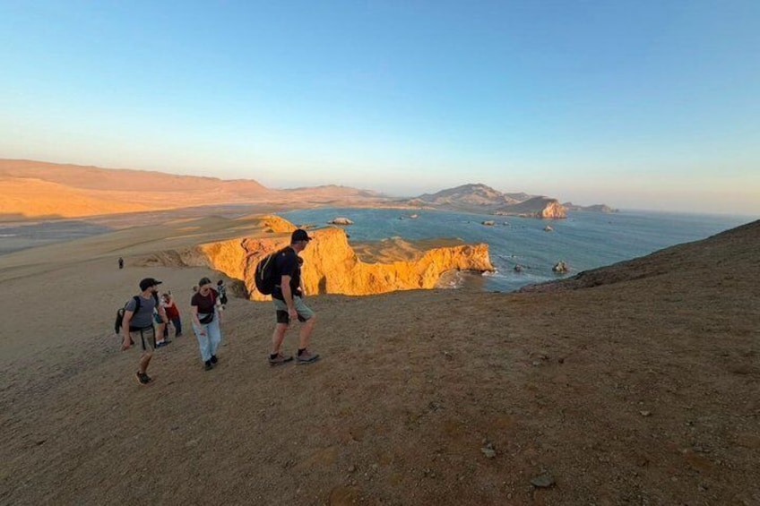 Sunset excursion with golden shadows in Paracas 3