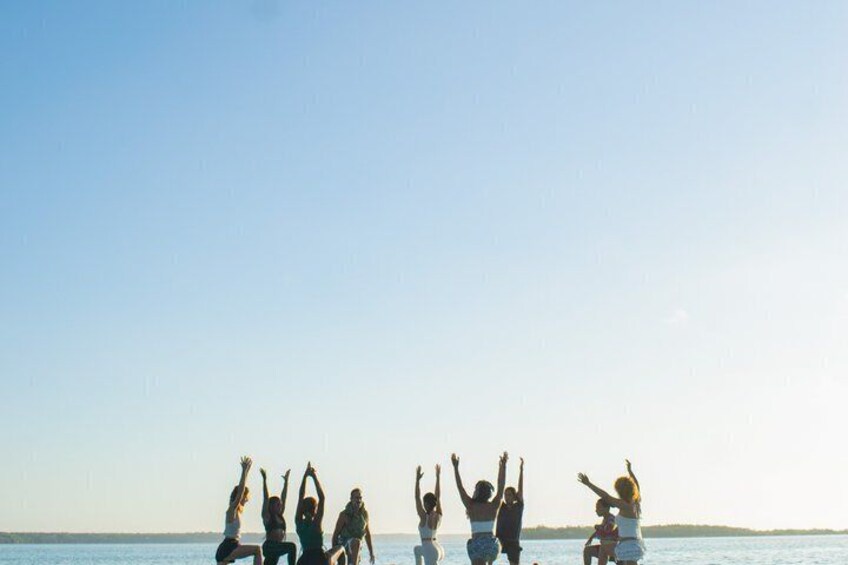 Bacalar Sunrise SUP Yoga Connect with Nature 3