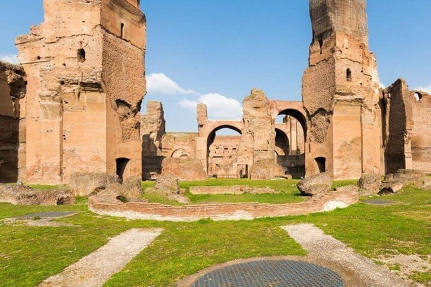 Rome Catacombs Baths of Caracalla Golf Cart Tour 3