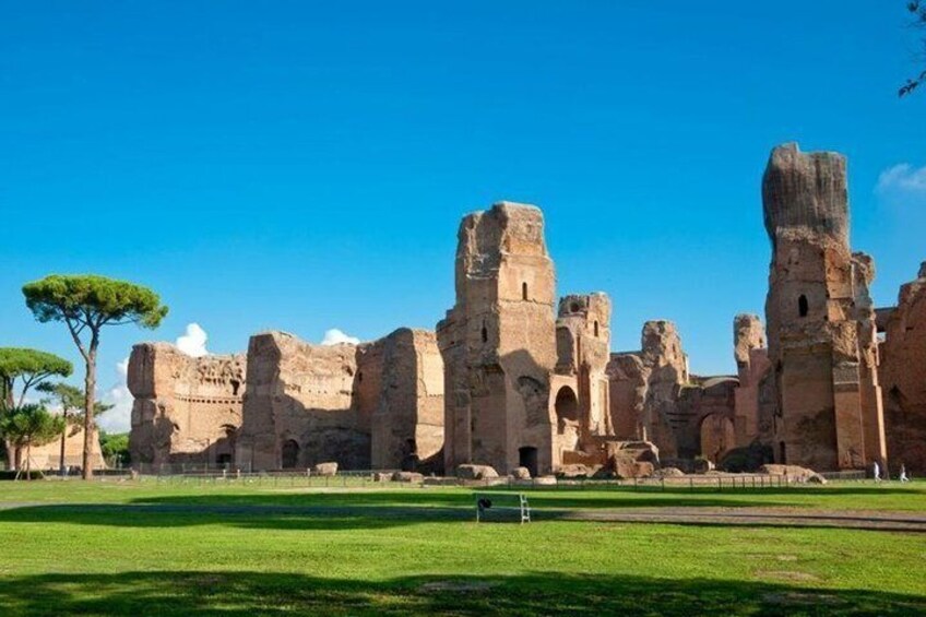 Rome Catacombs Baths of Caracalla Golf Cart Tour 2