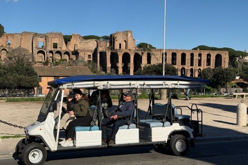 Rome Catacombs Baths of Caracalla Golf Cart Tour 1