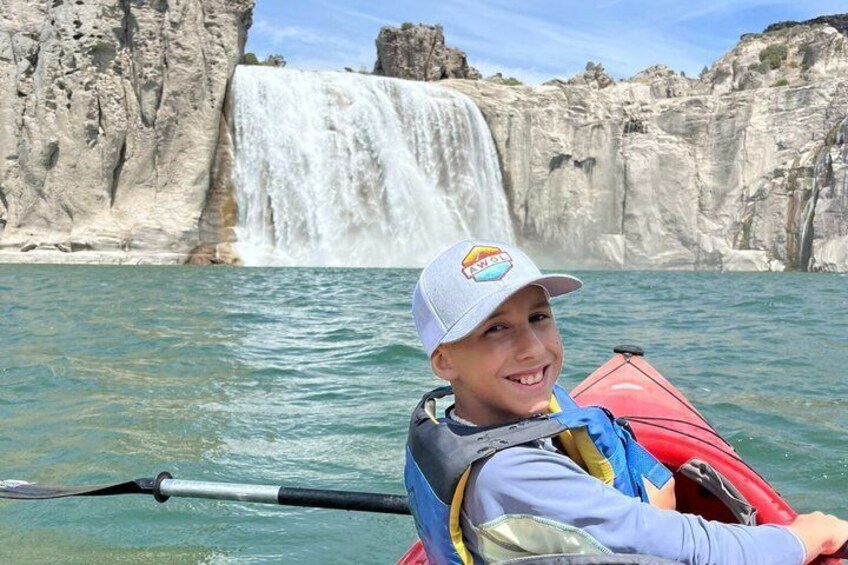 Guided Tandem Kayak Tour to Shoshone Falls 2