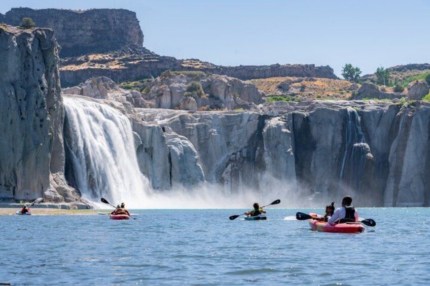Guided Tandem Kayak Tour to Shoshone Falls 4