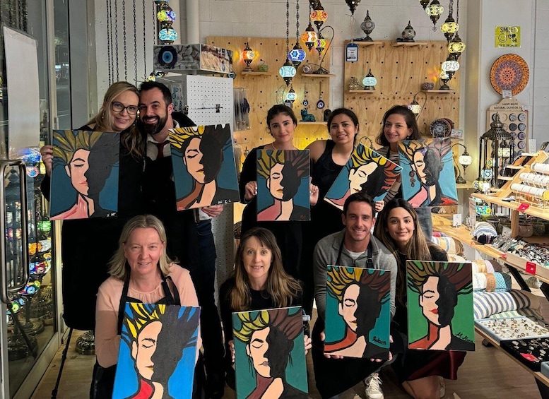 Picture 1 for Activity Sydney: Paint and Sip Classes - Acrylic, Canvas & Wine 4