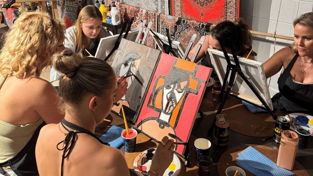 Picture 8 for Activity Sydney: Paint and Sip Classes - Acrylic, Canvas & Wine 2