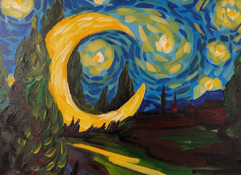 Picture 2 for Activity Sydney: Paint and Sip Classes - Acrylic, Canvas & Wine 5