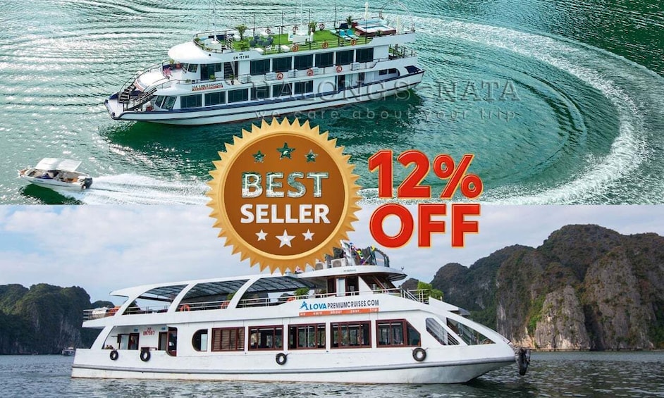 Ha Long Bay VIP Cruise Day Trip: Kayak, Swim, Cave & Buffet 2