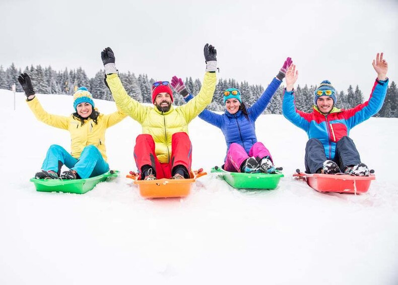 Ushuaia White Day: Lunch, Snowmobile, Culipatin, and Snow Hike 1