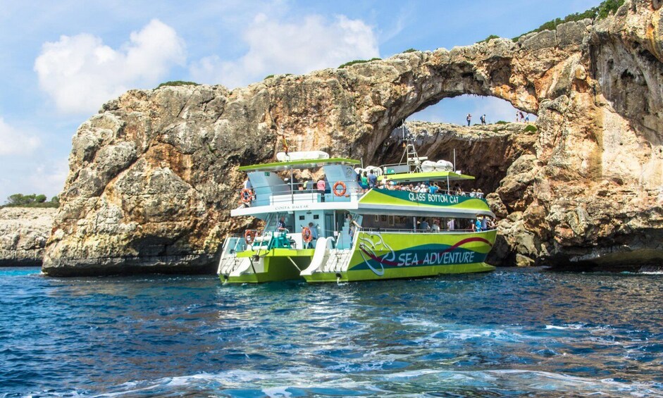 Picture 7 for Activity Mallorca: Glass Bottom Boat Excursion - Caves & Unspoiled Coves 3
