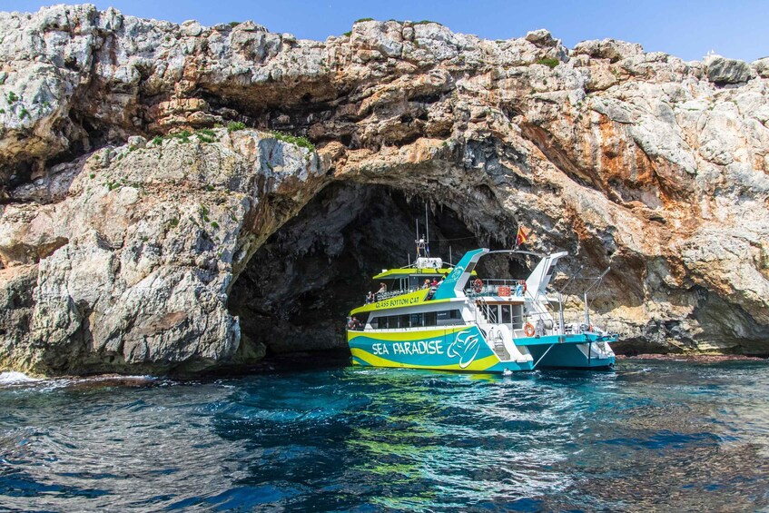Picture 6 for Activity Mallorca: Glass Bottom Boat Excursion - Caves & Unspoiled Coves 2