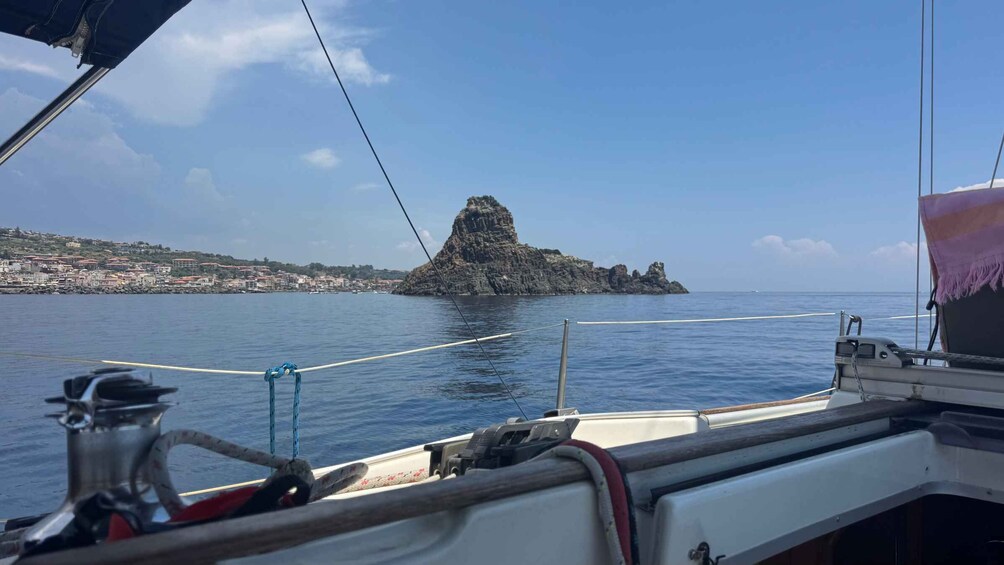Picture 20 for Activity Catania: Sailing Tour with Aperitivo and Prosecco to Acitrezza 2
