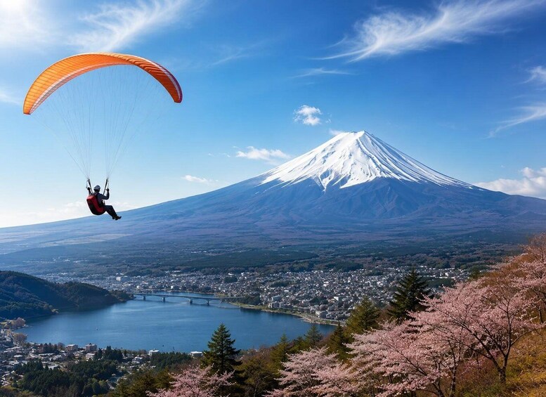 MT. Fuji Paragliding Experience with Luxury Transfer 2