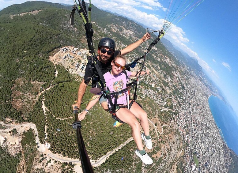 Picture 3 for Activity Vlorë: Tandem Paragliding Flight with Thermal Flight Option 3