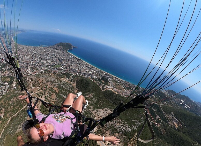 Picture 1 for Activity Vlorë: Tandem Paragliding Flight with Thermal Flight Option 2