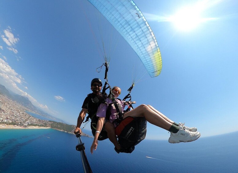 Vlorë: Tandem Paragliding Flight with Thermal Flight Option 1