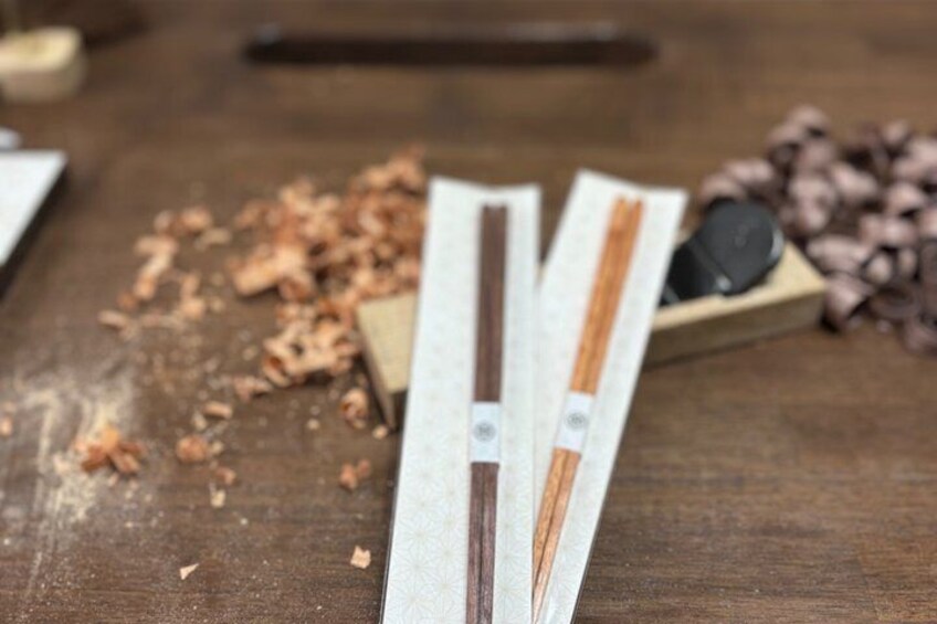 Make Your Own Chopsticks in Historic Kamakura 2