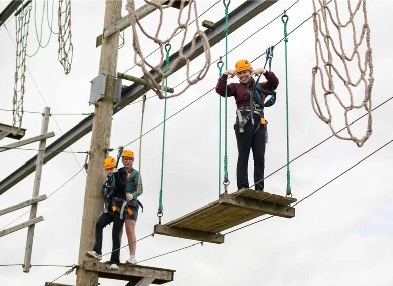 Picture 3 for Activity Dublin: Adventure Tower Pass with High Ropes & Zipline 3