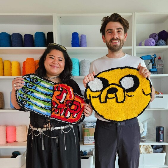 London: Beginner Rug Tufting Workshop in West London 1