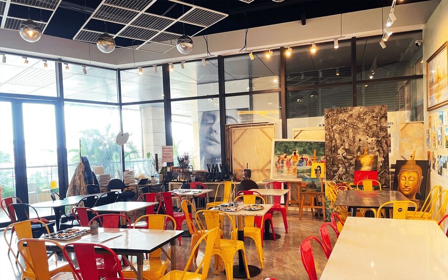 Picture 9 for Activity Vientiane: Art House Cafe Painting & Eco Print Workshop 2
