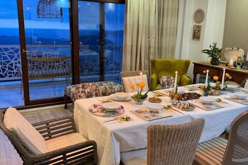 Home Hosted Turkish Cooking Class with Sea View in Kaş 2