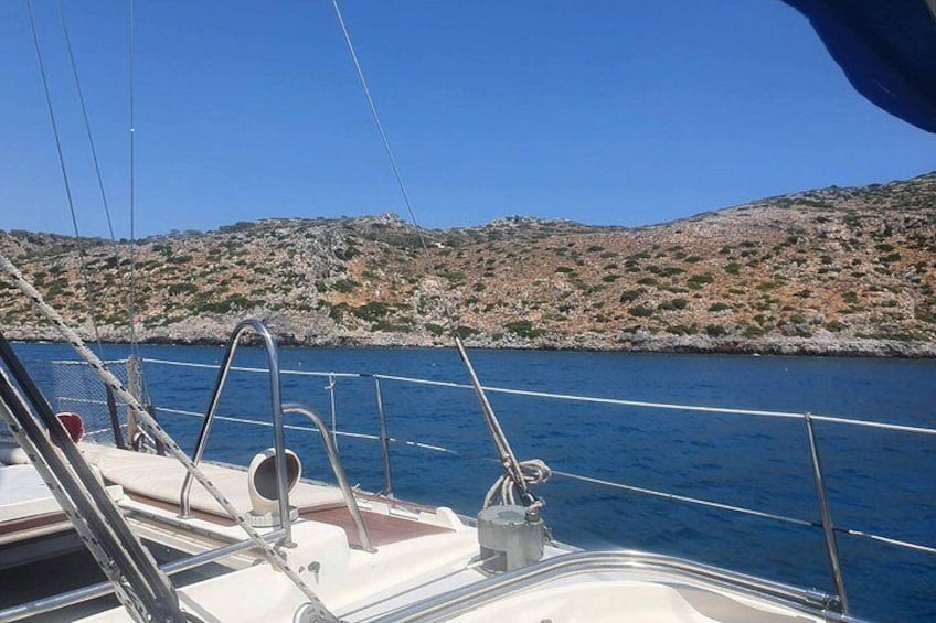 Sailing Adventure in Chania Bay Half Day Boat Tour 2