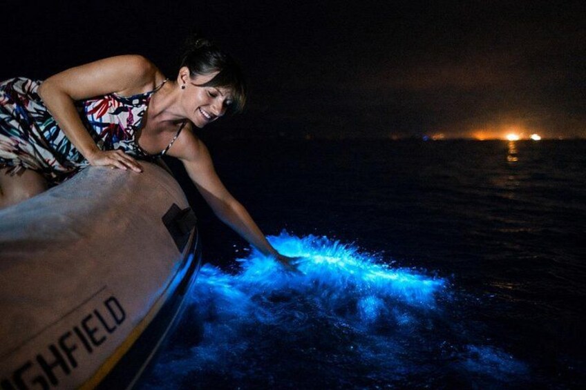 Sunset Boat Tour & Bioluminescence Adventure at Los Arcos Islands 1