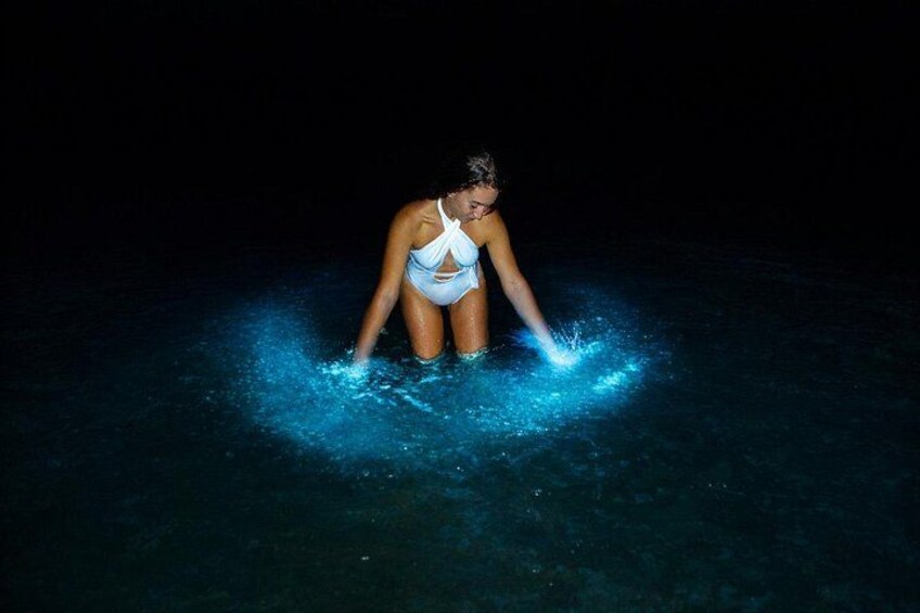 Sunset Boat Tour & Bioluminescence Adventure at Los Arcos Islands 3