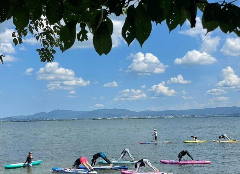 Picture 3 for Activity Lake Biwa: SUP and SUP Yoga Experience 2