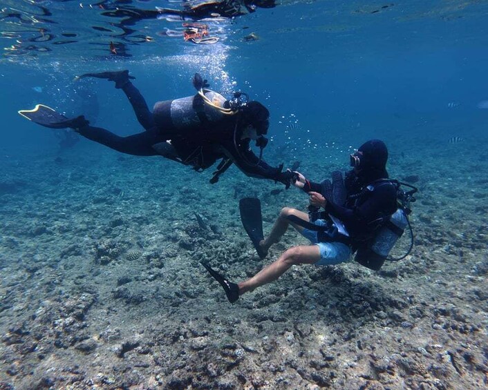 Picture 1 for Activity Onna Okinawa: Private Introductory Diving Blue Cave 3