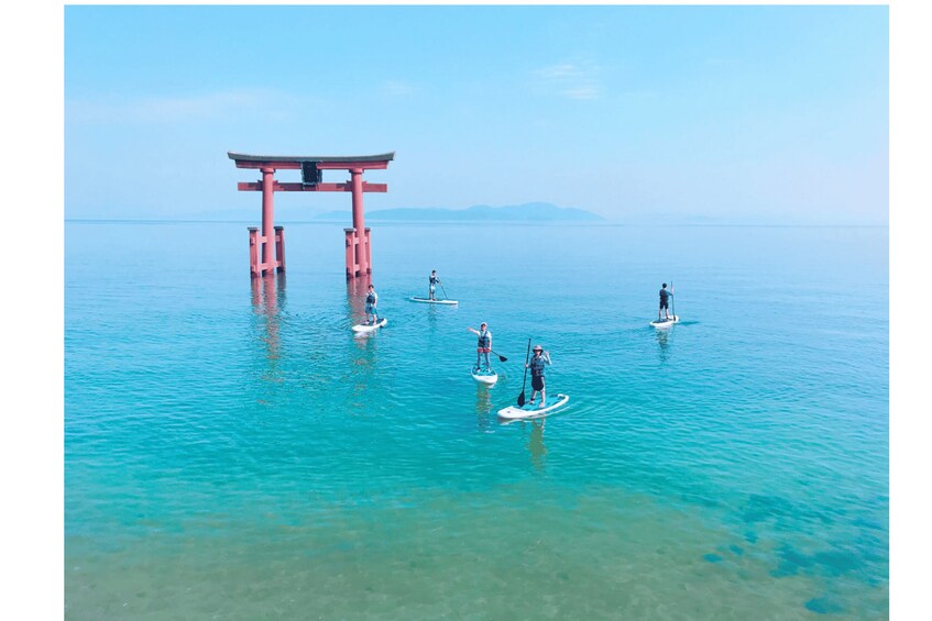Lake Biwa SUP Experience: Kyoto Near & Shirahige Shrine 1