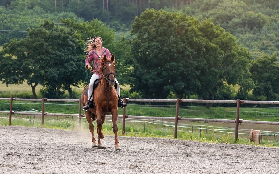 Picture 1 for Activity Peille: Experienced Riders Mountain Trail Horseback Ride 4