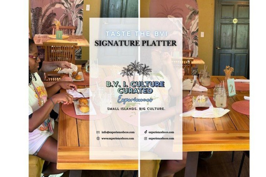A restaurant interior with wooden tables, chairs, and a menu board. 3
