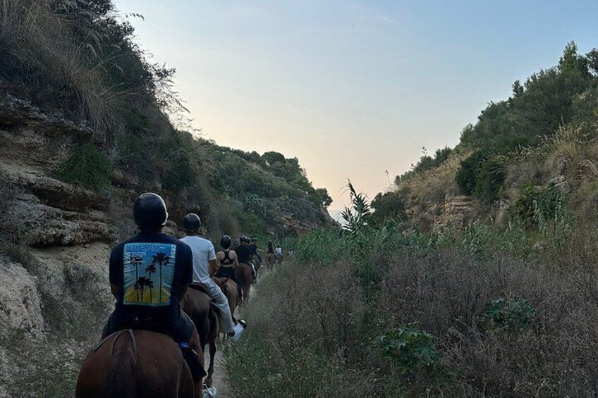 Horseback riding on the beach of Castellammare del Golfo 2