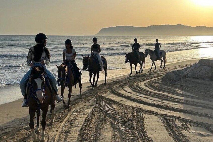 Horseback riding on the beach of Castellammare del Golfo 2