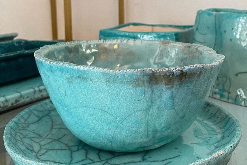 Raku Pottery and Clay modelling Experience near Lake Garda 2